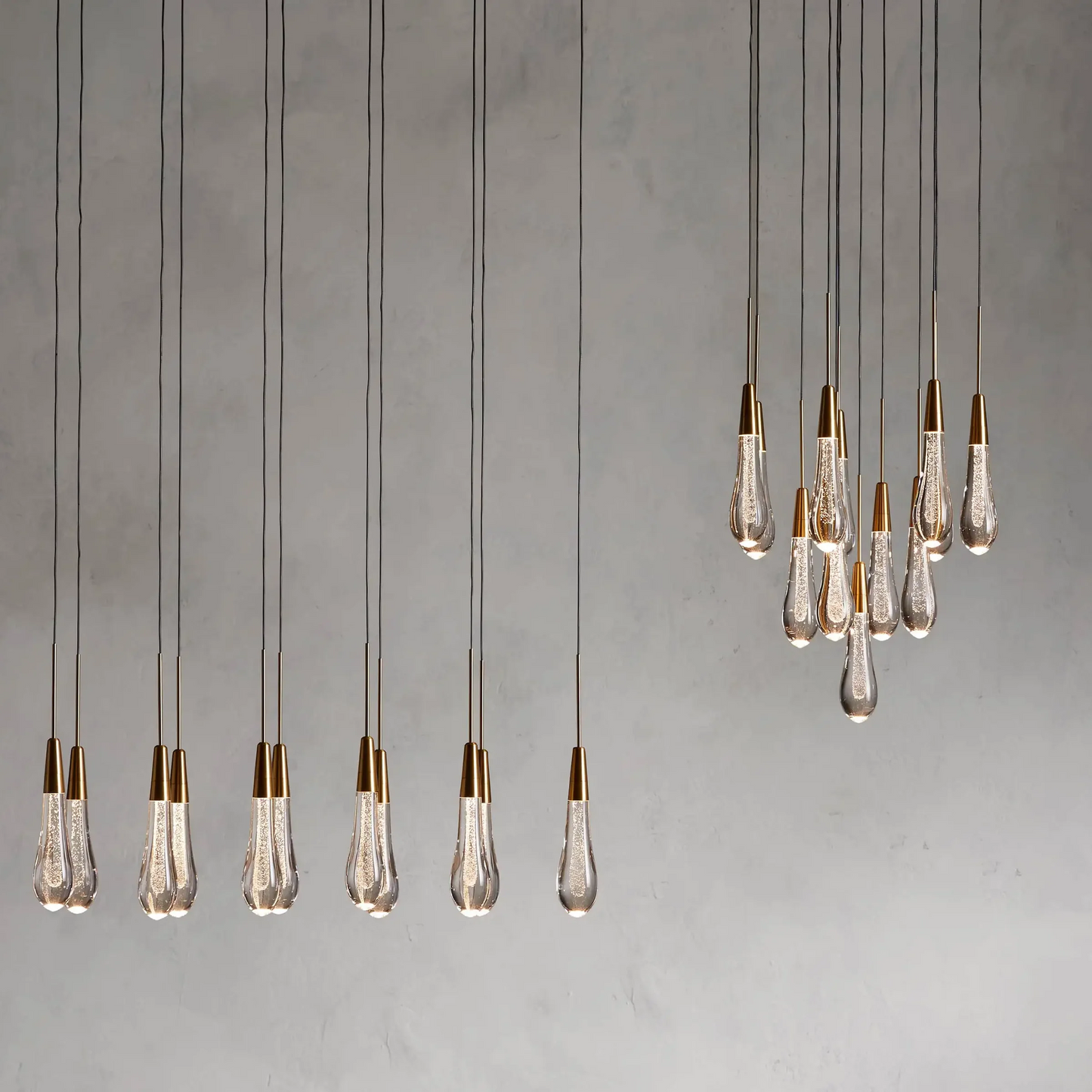 Soltaire Crystal Pendant 1 light 2 lights - Richardrider