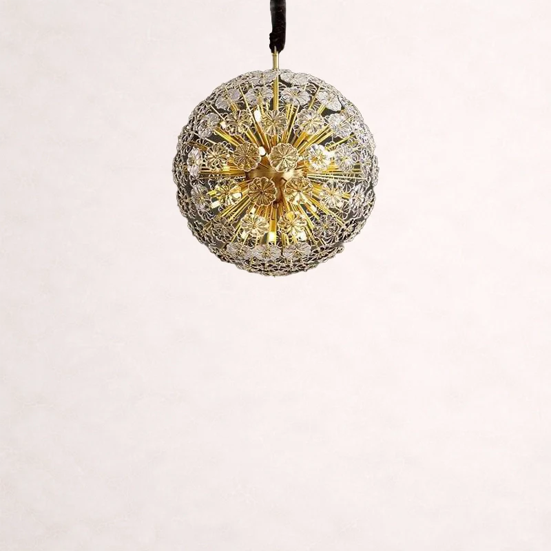 Classic Brass Dandelion Chandelier