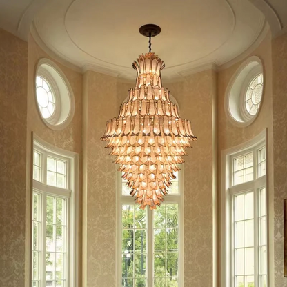 Extra Large Luxury Multi-tier Gold Crystal Chandelier for Stairs/Large High-ceiling Room - Richardrider