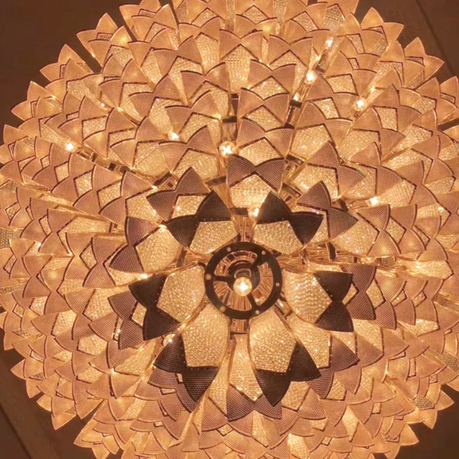 Extra Large Luxury Multi-tier Gold Crystal Chandelier for Stairs/Large High-ceiling Room - Richardrider