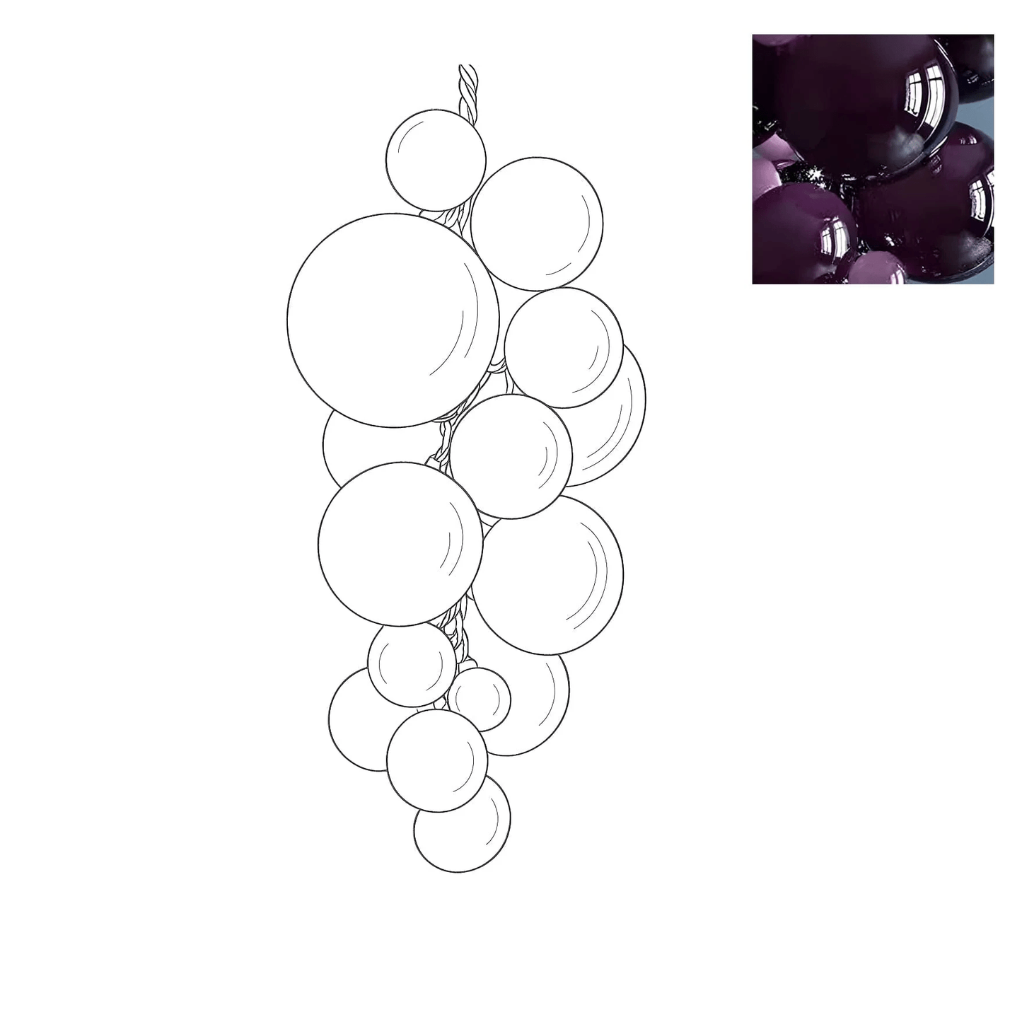 Velymo Grapetta Chandelier - Richardrider