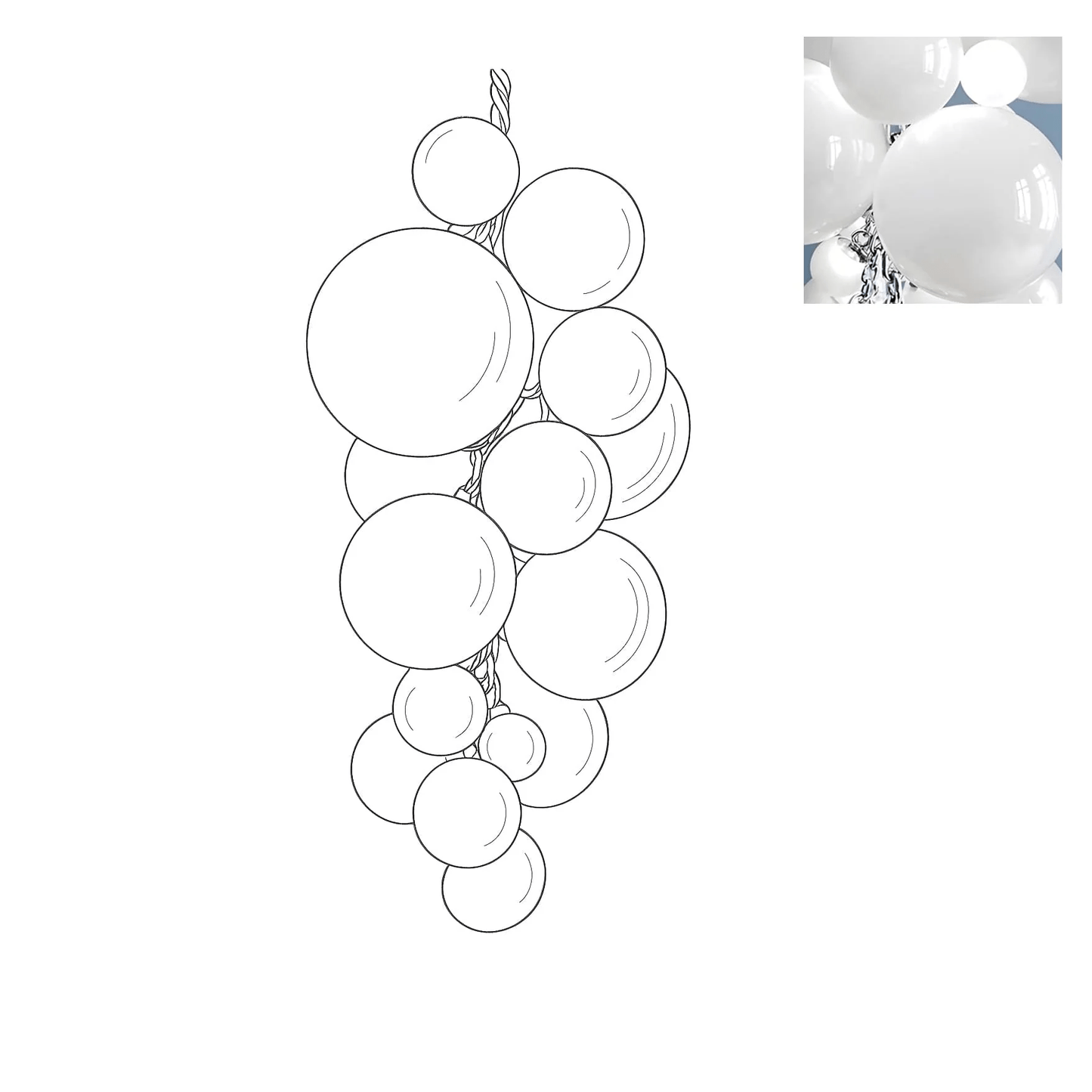 Velymo Grapetta Chandelier - Richardrider