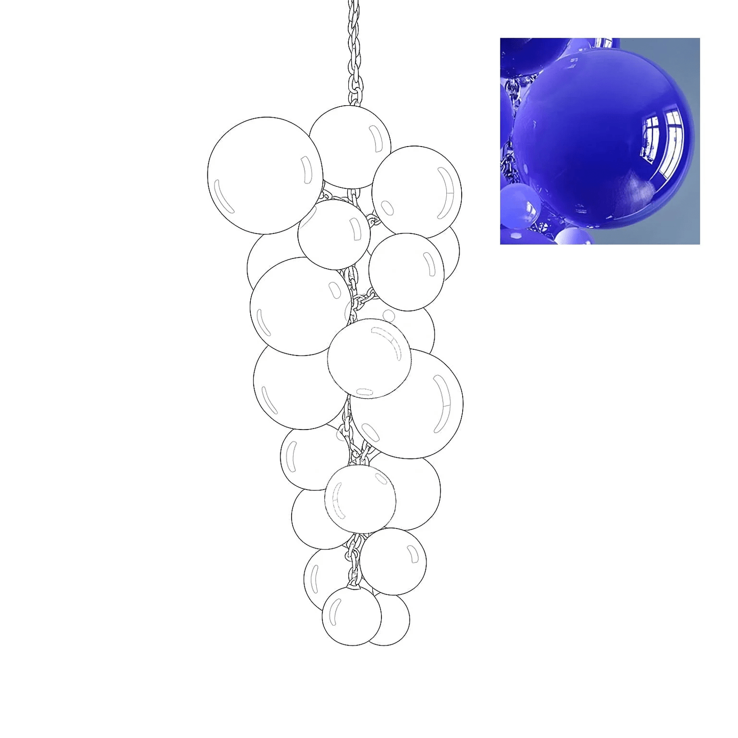 Velymo Grapetta Chandelier - Richardrider