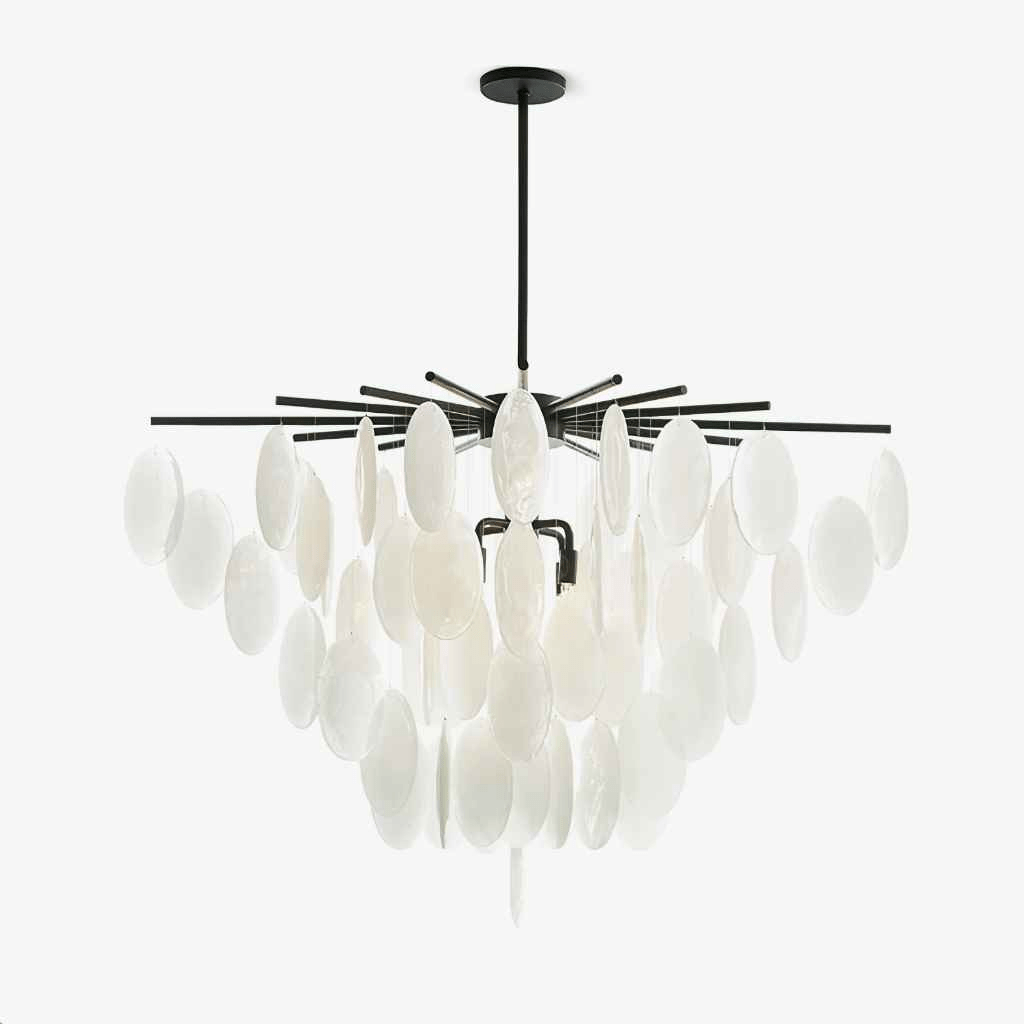 Cascading Selenite Disc Chandelier - Richardrider