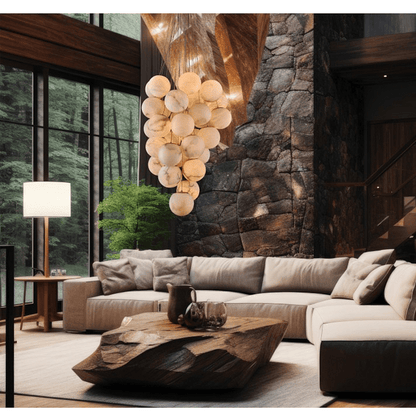 Cluster Alabaster Globe Chandelier - Richardrider