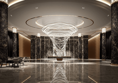 Pearl Curtain Customize Chandelier