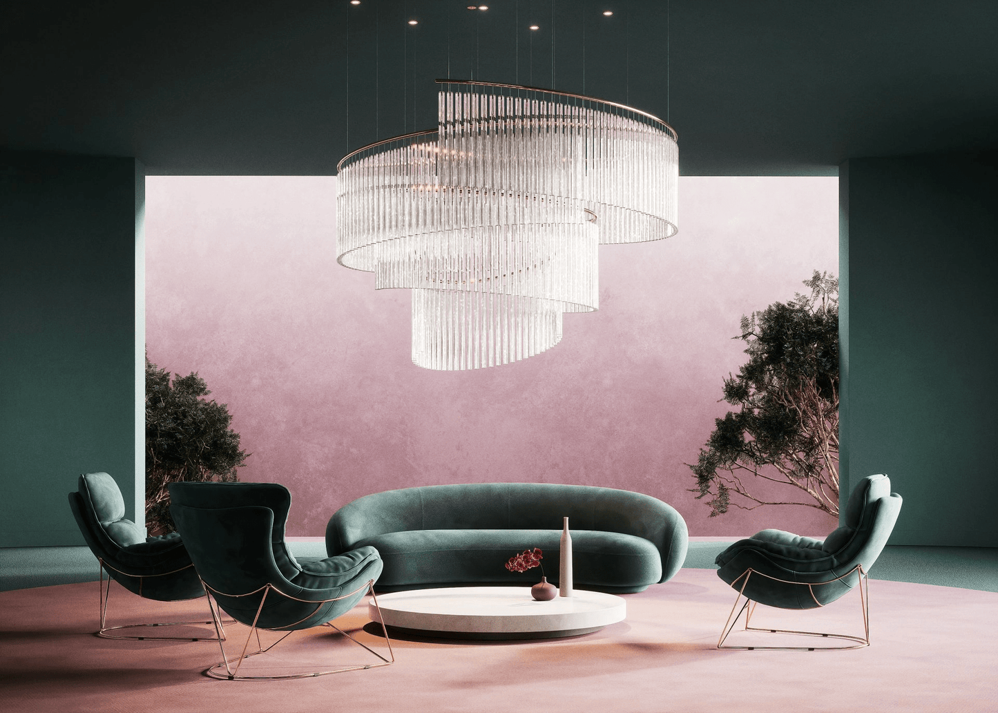 Crystal Spin Customize Chandelier