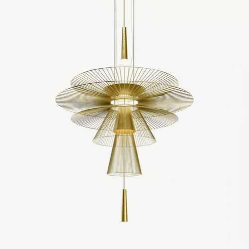 Golden Radiance Chandelier
