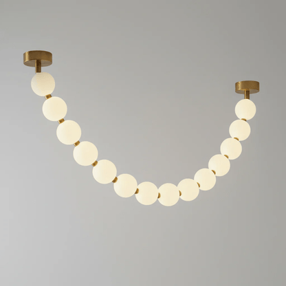 Pearl Necklace Balls Chandelier