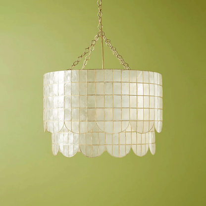 Capiz Wavecrest Chandelier