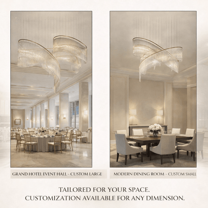 Crystal Spin Customize Chandelier