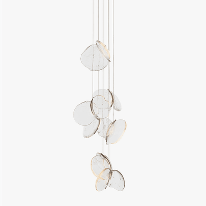 Luminous Glass Petals Pendant Lamp