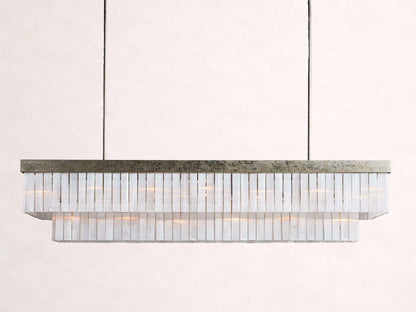Cameron Rectangular Selenite Chandelier