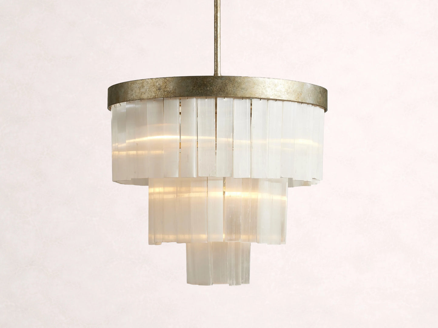 Cameron 3 Tier Selenite Chandelier