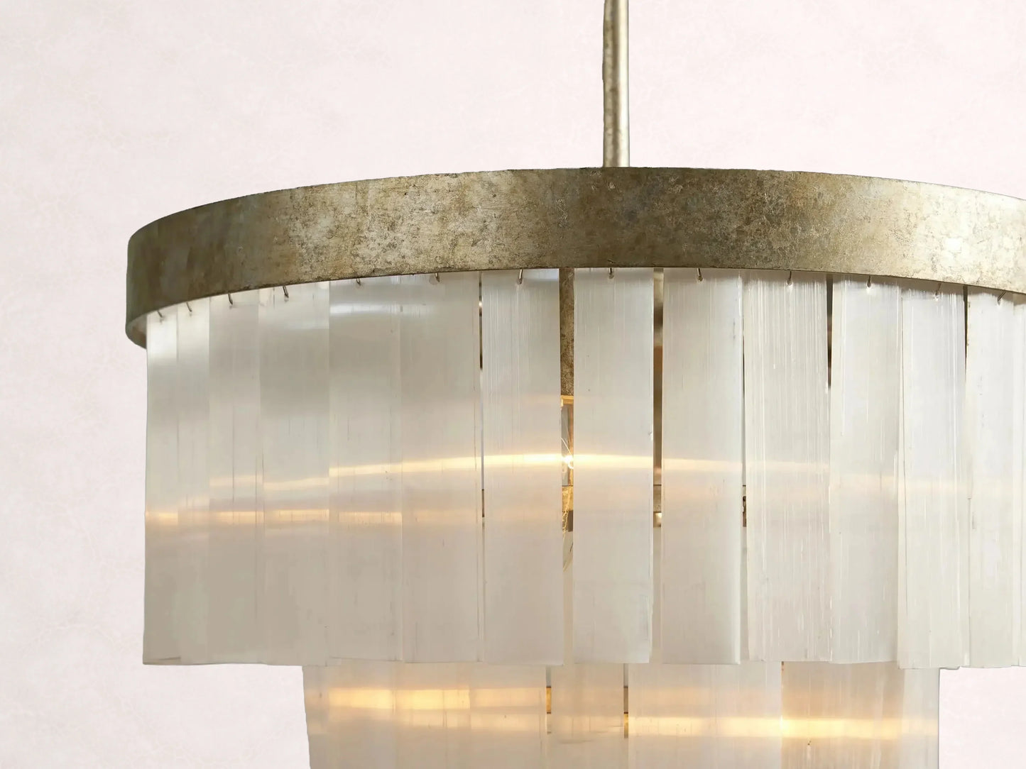 Cameron 3 Tier Selenite Chandelier