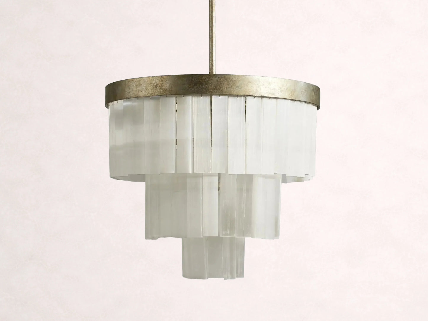 Cameron 3 Tier Selenite Chandelier