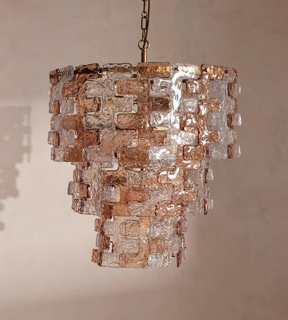 Iona Glass Chandelier 25"W