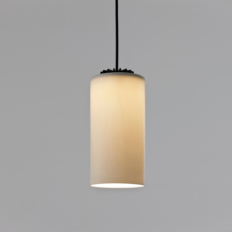 Kaiasera Chandelier Capsule With LED Module & Translucent White Diffuser & Heat Sink With Black Matte Finish 39.4"D