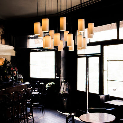 Kaiasera Chandelier Capsule With LED Module & Translucent White Diffuser & Heat Sink With Black Matte Finish 39.4"D