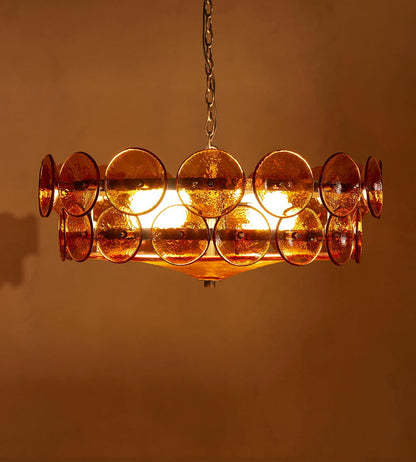 Lorenzo Disc Murano Chandelier