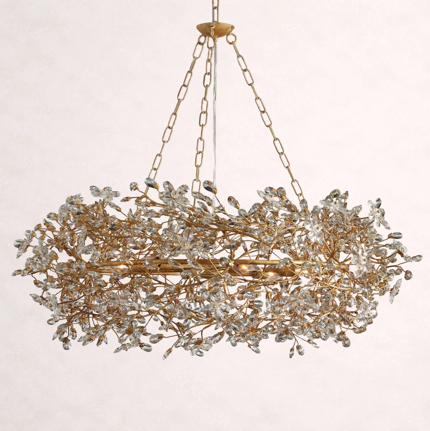 Fiore Crown Chandelier 32"