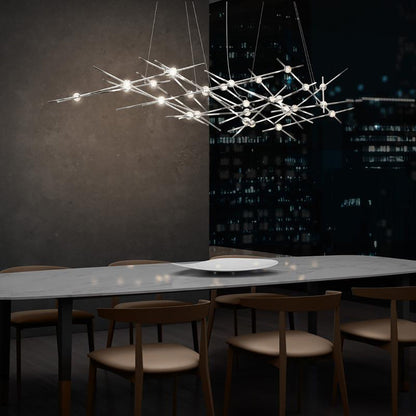 Verelune Ursa Minor Chandelier Acrylic & Metal 56"W x 18"D