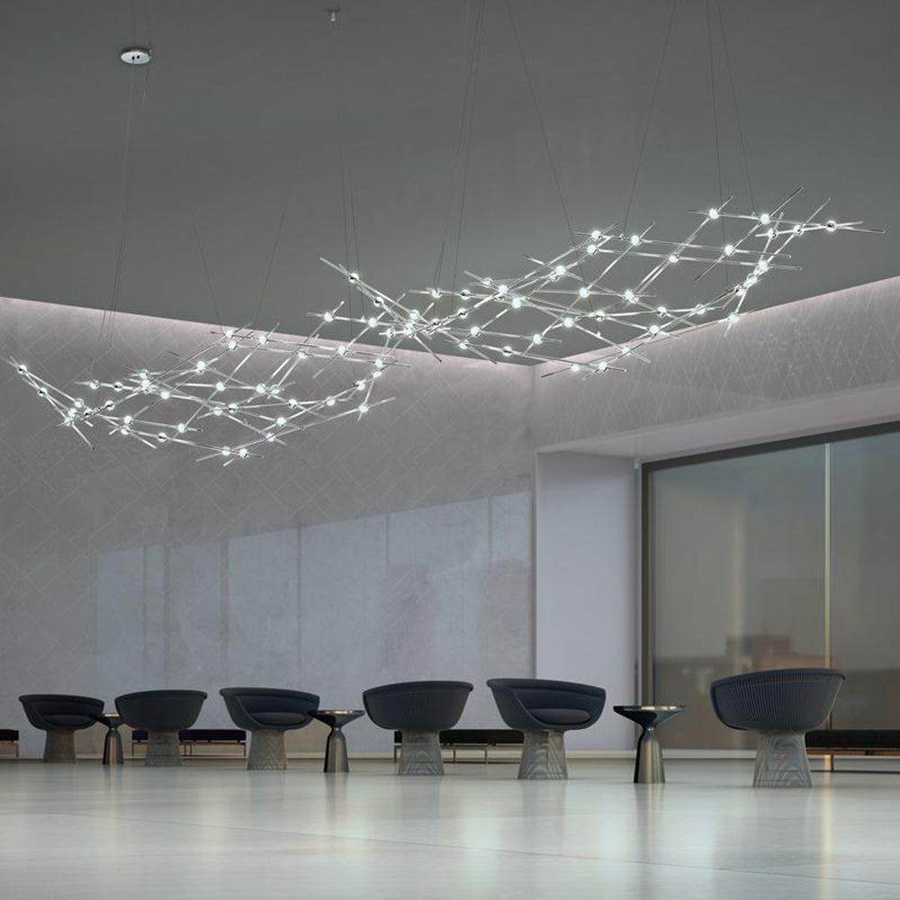 Verelune Ursa Major Chandelier Acrylic & Metal 94"W x 30"D