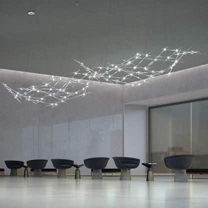 Verelune Ursa Major Chandelier Acrylic & Metal 94"W x 30"D
