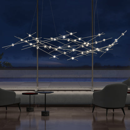 Verelune Ursa Major Chandelier Acrylic & Metal 94"W x 30"D