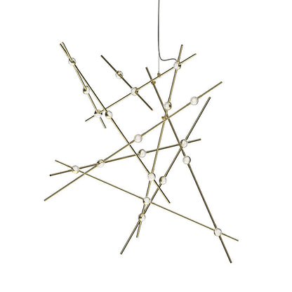 Verelune Aquila Major Chandelier Acrylic & Metal 37.25"W x 37.25"D
