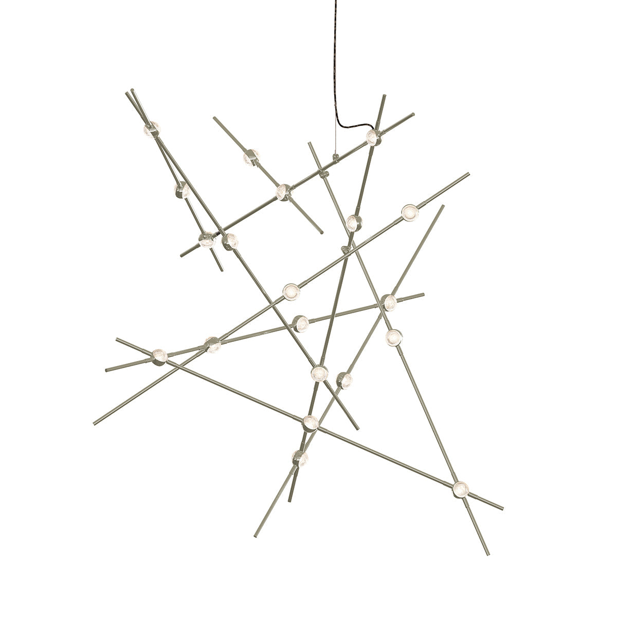 Verelune Aquila Major Chandelier Acrylic & Metal 37.25"W x 37.25"D
