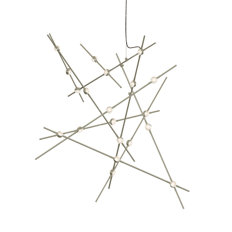 Verelune Aquila Major Chandelier Acrylic & Metal 37.25"W x 37.25"D