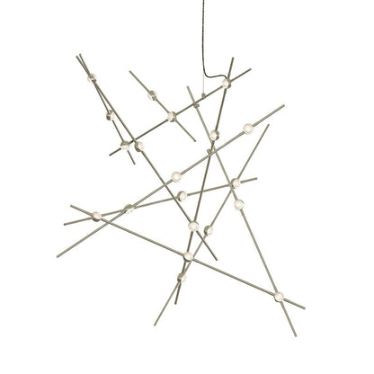 Verelune Aquila Major Chandelier Acrylic & Metal 37.25"W x 37.25"D