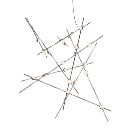 Verelune Aquila Major Chandelier Acrylic & Metal 37.25"W x 37.25"D