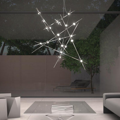 Verelune Aquila Major Chandelier Acrylic & Metal 37.25"W x 37.25"D