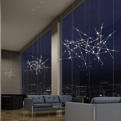 Verelune Aquila Major Chandelier Acrylic & Metal 37.25"W x 37.25"D