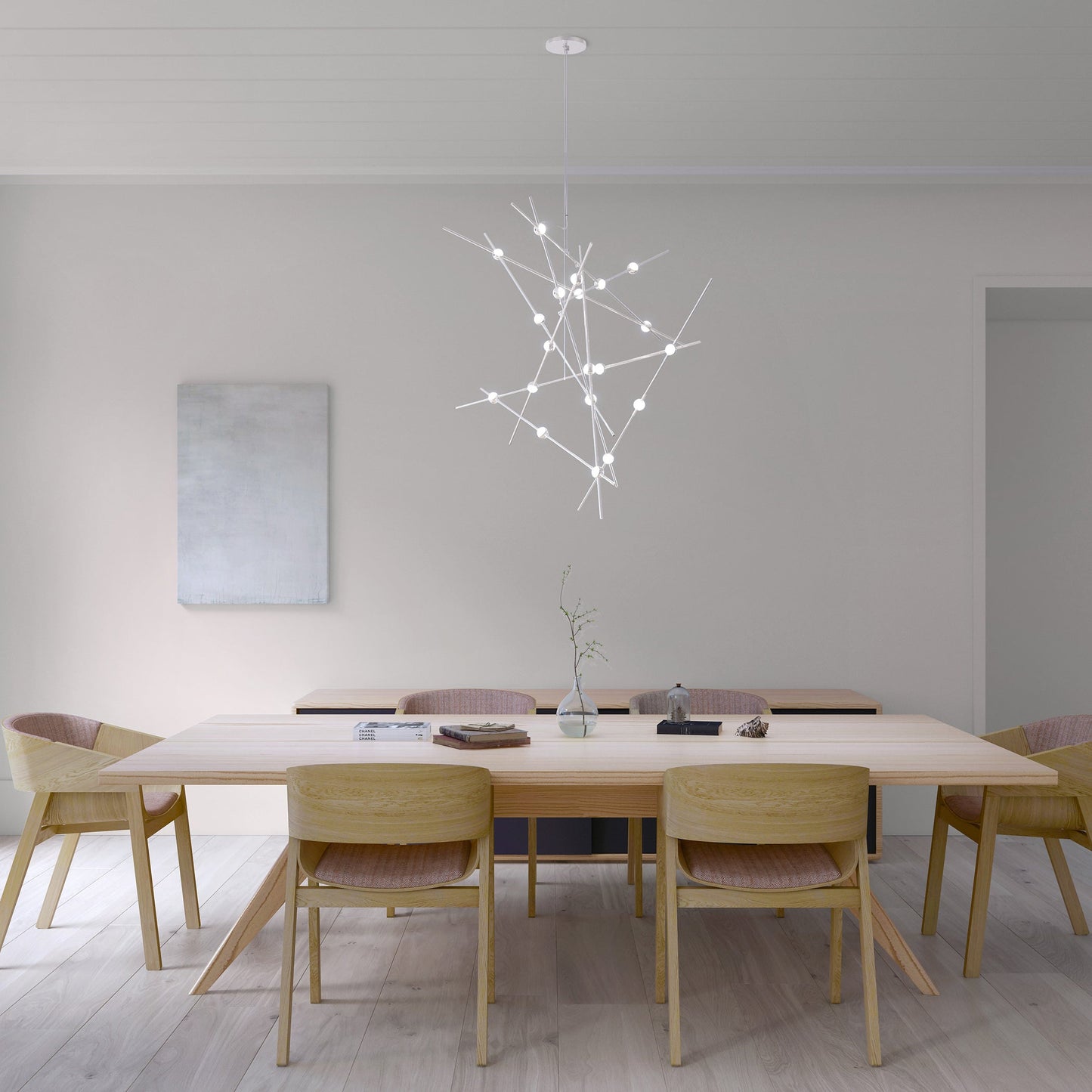 Verelune Aquila Major Chandelier Acrylic & Metal 37.25"W x 37.25"D