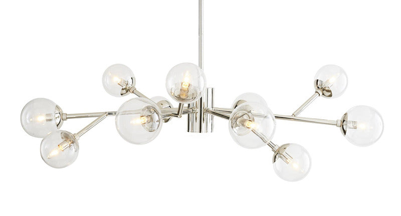 Winymond Chandelier Steel Or Brass & Glass 58"W