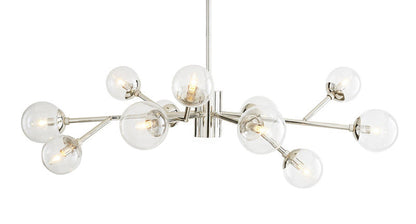 Winymond Chandelier Steel Or Brass & Glass 58"W