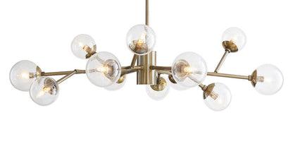 Winymond Chandelier Steel Or Brass & Glass 58"W