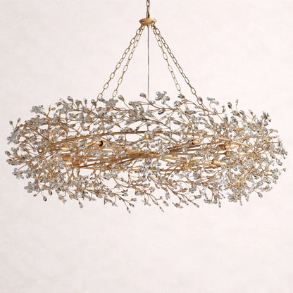 Fiore Crown Chandelier 32"