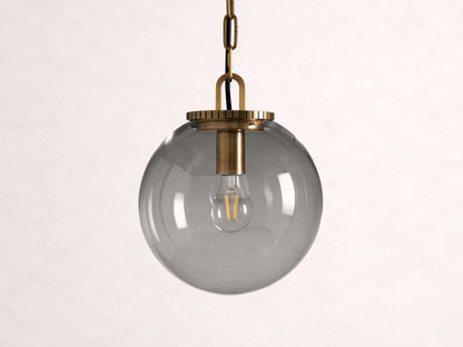 Wescott Globe Pendant with Chain