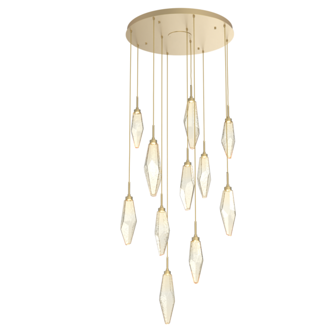 Rock Crystal Cluster Round Chandelier - Richardrider
