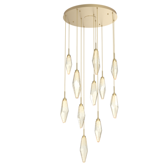 Rock Crystal Cluster Round Chandelier - Richardrider