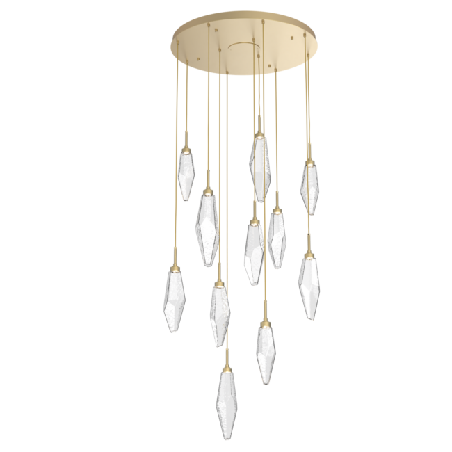 Rock Crystal Cluster Round Chandelier - Richardrider