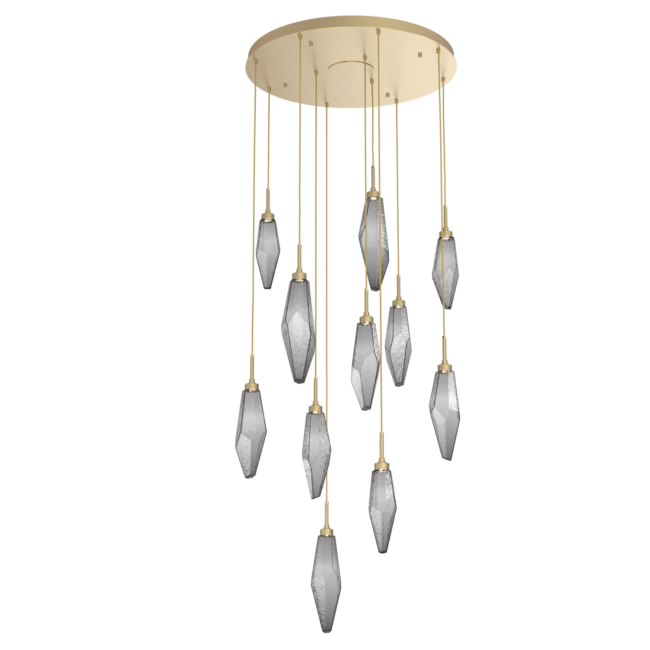 Rock Crystal Cluster Round Chandelier - Richardrider