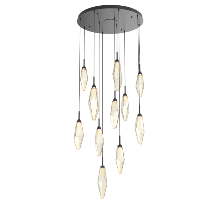 Rock Crystal Cluster Round Chandelier - Richardrider