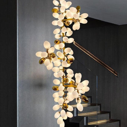 Large Branch Copper Chandelier with Grape Shape - Richardrider