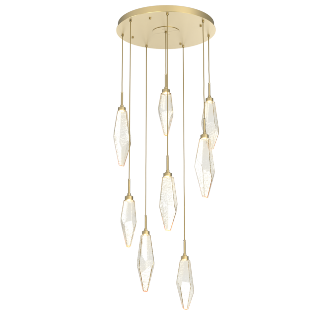Rock Crystal Cluster Round Chandelier - Richardrider