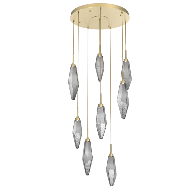 Rock Crystal Cluster Round Chandelier - Richardrider